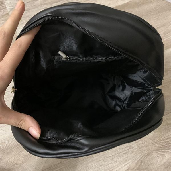 Черный женский рюкзак мини 366 фото