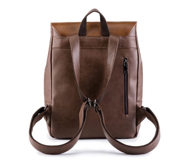 Городской женский рюкзак винтажный Темно-коричневый 1294Ж фото