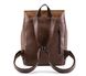 Городской женский рюкзак винтажный Темно-коричневый 1294Ж фото 6