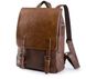 Городской женский рюкзак винтажный Темно-коричневый 1294Ж фото 14