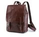 Городской женский рюкзак винтажный Темно-коричневый 1294Ж фото 4