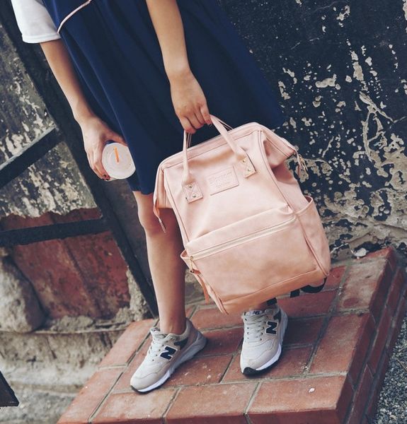 Большой женский рюкзак сумка Розовый 347В фото