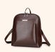 Стильный женский городской рюкзак сумка 2 в 1. Качественный рюкзачек сумочка черный коричневый 260 фото 16