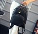 Женский городской рюкзак в стиле рептилии с венчиком Черный 196 фото 12