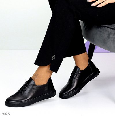 Жіночі туфлі на шнурівці Elistri шкіра 36 розмір 19025 фото