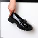 Черные лаковые глянцевые туфли лоферы 16649 16649 фото 7
