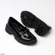 Черные лаковые глянцевые туфли лоферы 16649 16649 фото 4