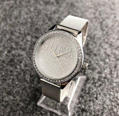 Женские наручные часы с камушками люкс качество на металлическом ремешке Серебро с белым 507СБ фото