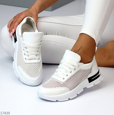 Жіночі кросівки Liw біли 17439 фото