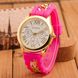 Женские силиконовые часы Женева Розовый 120В фото 1