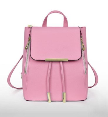 Качественный женский рюкзак Розовый 423 фото