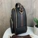 Модный женский мини рюкзак сумка Черный (без брелка) 427В фото 5