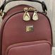Модный женский мини рюкзак сумка Вишневый (без брелка) 427Г фото 5