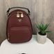 Модный женский мини рюкзак сумка Вишневый (без брелка) 427Г фото 6