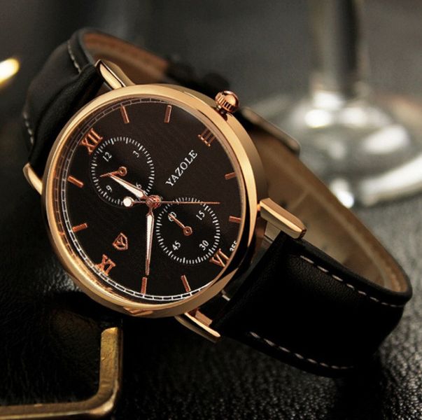 Стильные мужские наручные часы Yazole 141 фото