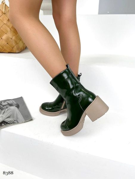 Жіночі черевики хаки зима 36. 37 розмір 8388-1 фото