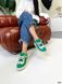 Жіночі кросівки зелені демі 8920 фото 7
