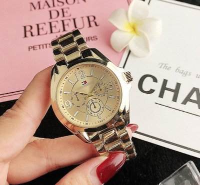 Женские наручные часы Томми Халфайгер, металлические часы на руку Tommy Hilfiger для девушек 971 фото