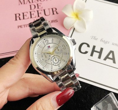 Женские наручные часы Томми Халфайгер, металлические часы на руку Tommy Hilfiger для девушек 971Р фото